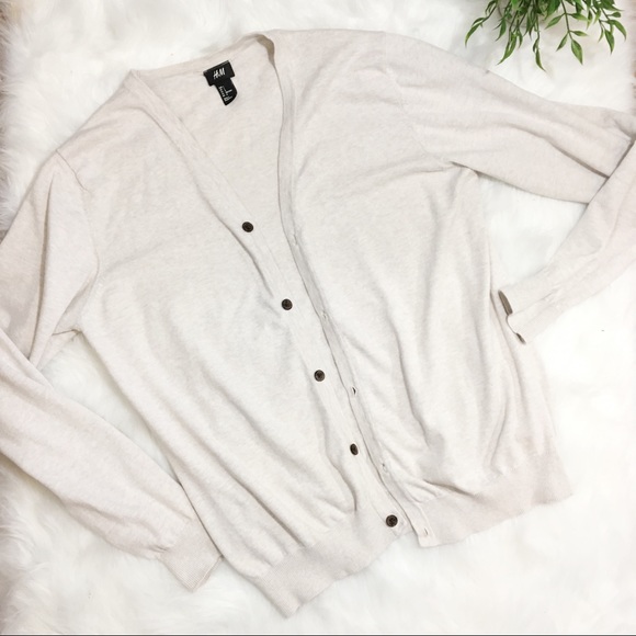 H&M Sweaters - H&M | Oatmeal Cardigan | L